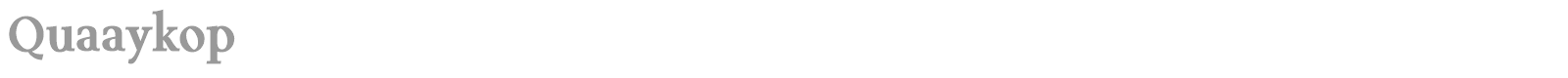 Quaaykop font preview